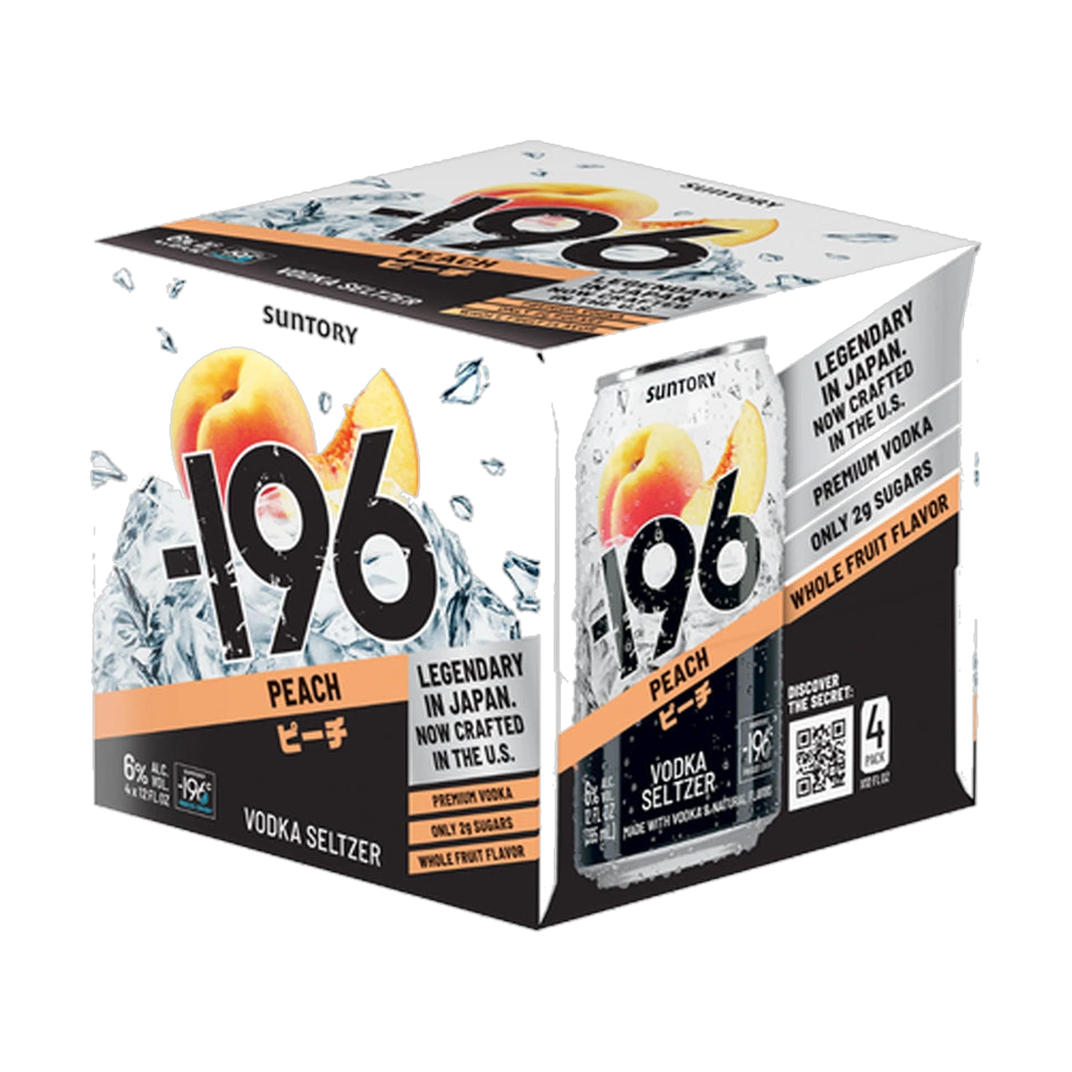 -196 Peach - 4 Cans
