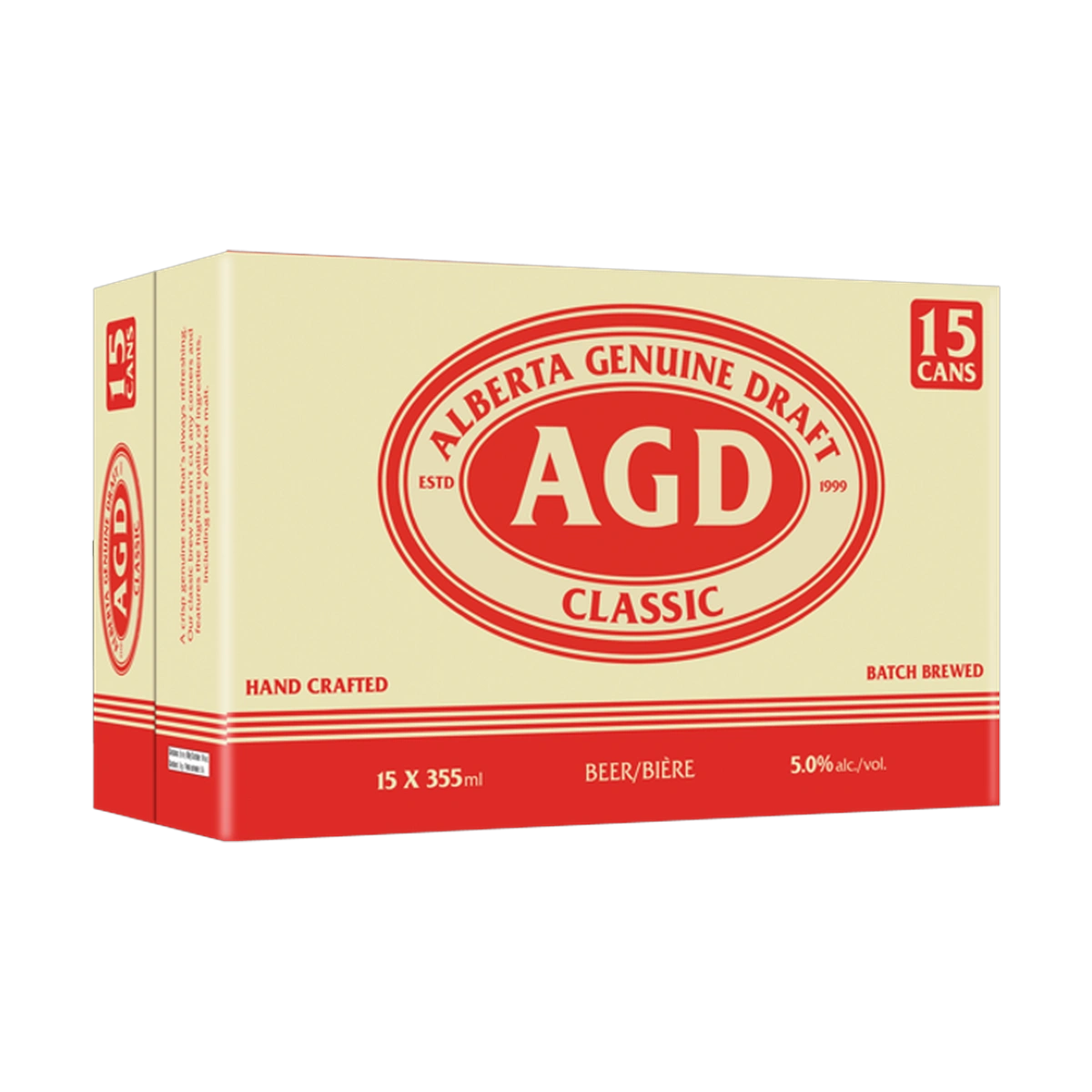 Alberta Genuine Draft - 15 Cans