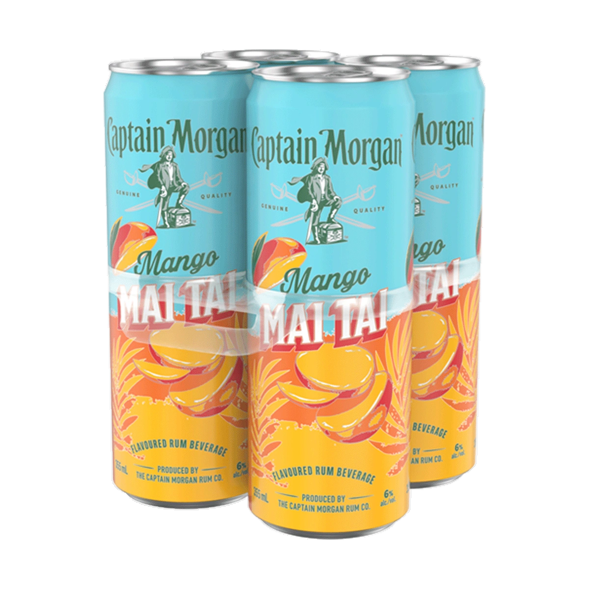 Captain Morgan Mango Mai Tai - 4 Cans