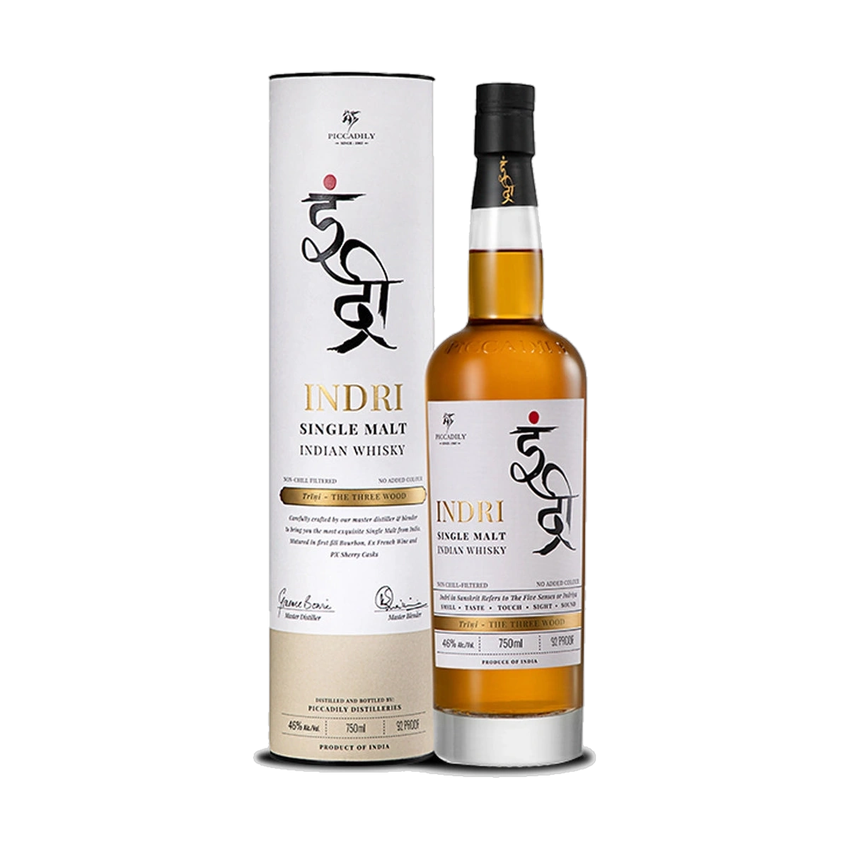 Indri Single Malt Indian - 750mL